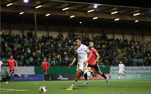 لقطة من مباراة الطلائع واهلى طرابلس