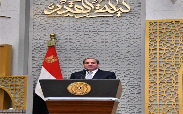 نص كلمة الرئيس السيسي في احتفالية ليلة القدر