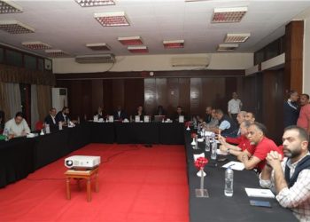 الاجتماع الفنى لمباراة الاهلى والرجاء المغربي