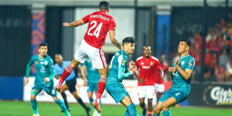 الاهلي يقهر الرجاء بثنائية ويضع قدم فى نصف نهائي دورى الابطال |فيديو