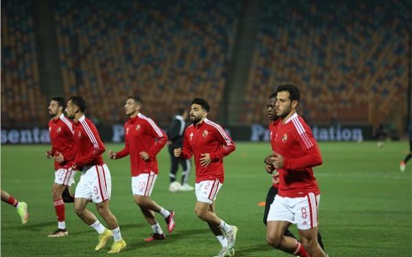 لاعبو الأهلي يجرون عمليات الأحماء استعدادا لمواجهة الترجي بدوري الأبطال  