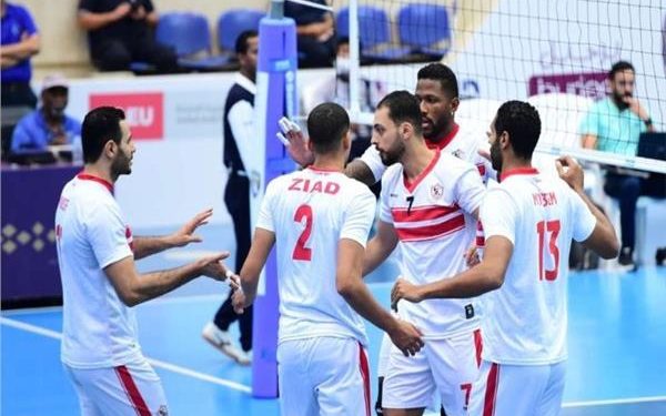 طائرة الزمالك تتأهل لـ نصف نهائي بطولة أفريقيا بالفوز علي بطل زامبيا