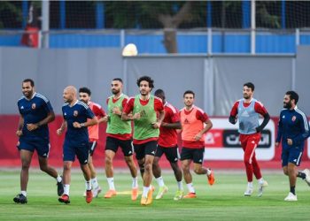 الأهلي يختتم استعداداته لمواجهة الترجي التونسي في دورى الابطال