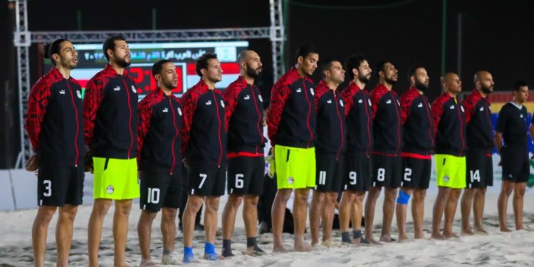 منتخب الشاطئية يفوز على عمان ويتصدر مجموعته فى كأس العرب