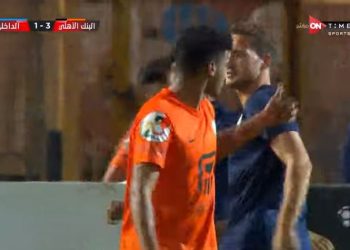 البنك الأهلى يقسو على الداخلية بثلاثية ويؤمن البقاء فى الدورى 