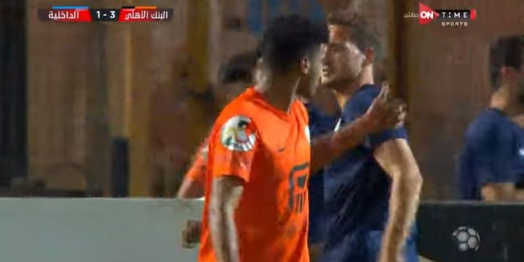 البنك الأهلى يقسو على الداخلية بثلاثية ويؤمن البقاء فى الدورى