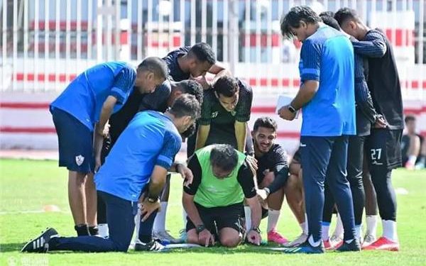 تفاصيل جلسة أوسوريو الخاصة مع لاعبي الزمالك استعدادا لـ فاركو في الكأس