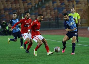 الاهلي يواجة بيراميدز وعينة على مواصلة الانتصارات علي لقب دورى بلا هزيمة