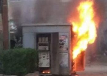 حريق بـ محول كهرباء بقرية بني شعران في أسيوط
