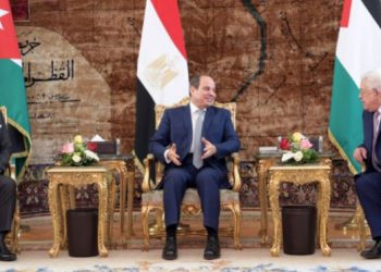 إنهاء الاحتلال الإسرائيلى ..البيان الختامي للقمة الثلاثية المصرية الأردنية الفلسطينية