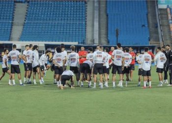 منتخب مصر يختتم تدريباته استعدادًا لـ مواجهة جيبوتي بتصفيات إفريقيا المؤهلة لـ كأس العالم