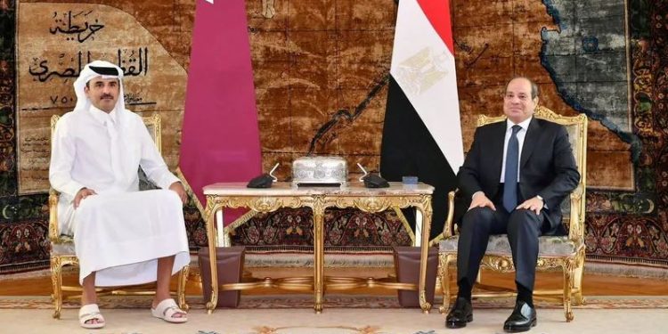 مصر وقطر تكثفان جهودهما لوقف إطلاق النار في غزة