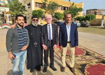 المستشار عمرو عبدالرازق يقود مسيرة حاشدة لدعم المشاركة بالانتخابات الرئاسية