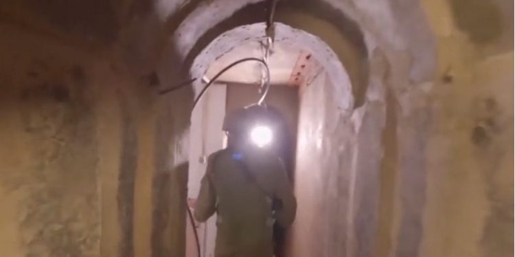 إسرائيل تعلن اكتشاف شبكة أنفاق “كبار مسؤولي” حماس