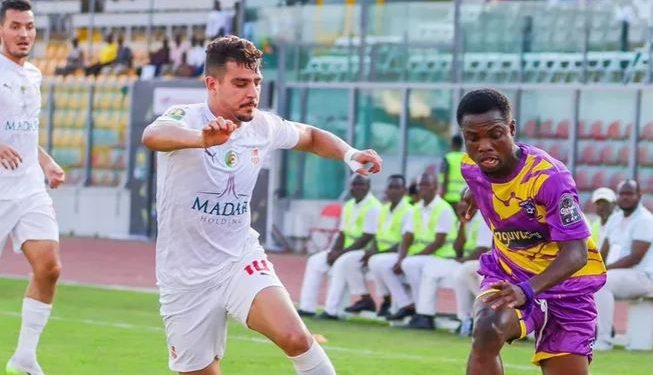 ميدياما الغاني تشعل مجموعة الاهلى يالفوز على شباب بلوزداد بدوري الابطال