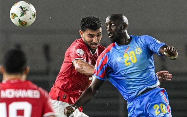 منتخب مصر يتعادل مع الكونغو 1/1 في الشوط الاول بأمم إفريقيا
