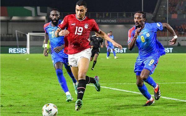 مصر والكونغو الى ركلات الجزاء بعد التعادل 1/1 في الوقت الاصلي والاضافي