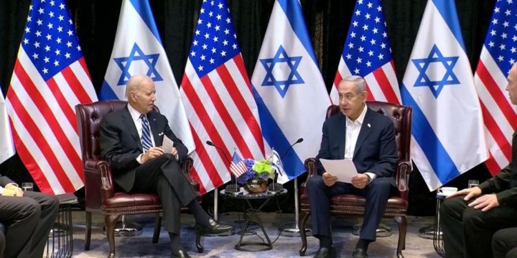 أول محادثة منذ شهر.. بايدن ونتنياهو يناقشان آخر تطورات غزة
