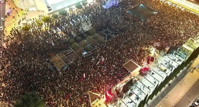 مظاهرات حاشدة في تل أبيب للمطالبة بإقالة حكومة نتنياهو