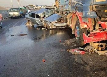 القصة الكاملة لحادث تصادم 12 سيارة بميدان الرماية