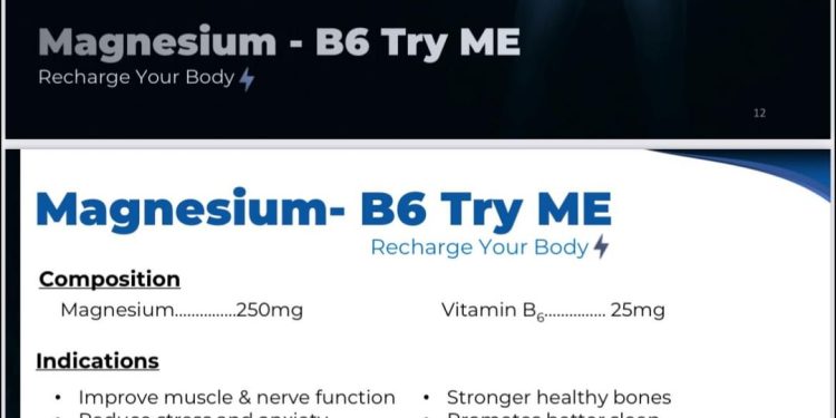 فوائد ماغنسيوم ب6 من تراي مي لصحة العضلات والنفس وتحسين جودة النوم
