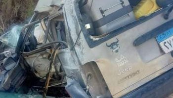 حادث مروع أعلى كوبري الثلاجة بشبرا الخيمة يُصيب 4 أشخاص