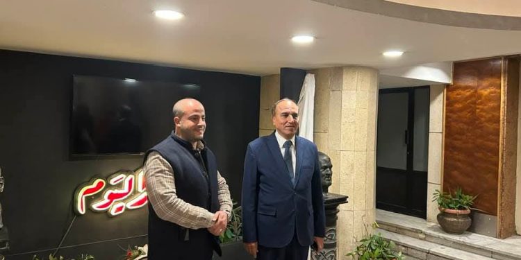 عبد المحسن سلامة : تم تخصيص مزرعة مساحتها 20 ألف فدان صالحة للزراعة مقدمة للصحفيين