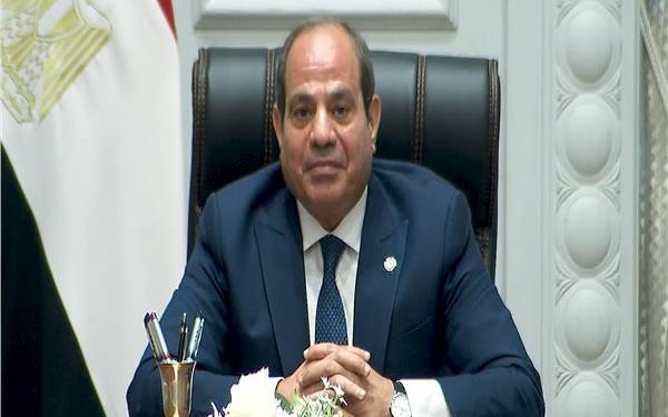 الرئيس السيسي: نواصل إدخال المساعدات الانسانية ونرفض التهجير