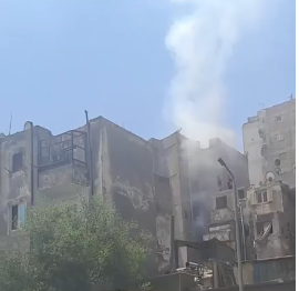 تم السيطرة عليها .. اندلاع حريق بأحد العقارات السكنية بحلمية الزيتون