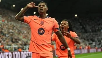 برشلونة يحقق فوز صعب على نيوكاسل يونايتد 2/1 فى دورى أبطال أوروبا
