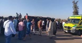 حالة وفاة وإصابة 28 راكب في انقلاب حافلة بالشرقية… ما السبب