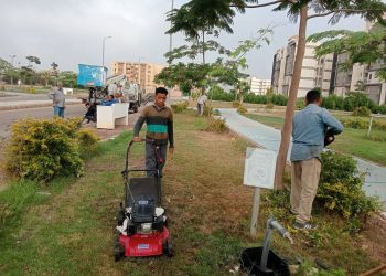 حملة مكبرة لأعمال الصيانة والتجميل في «سكن مصر» بمدينة الشروق