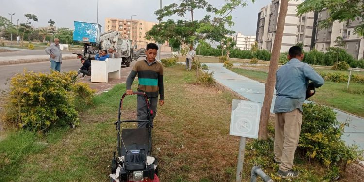 حملة مكبرة لأعمال الصيانة والتجميل في «سكن مصر» بمدينة الشروق