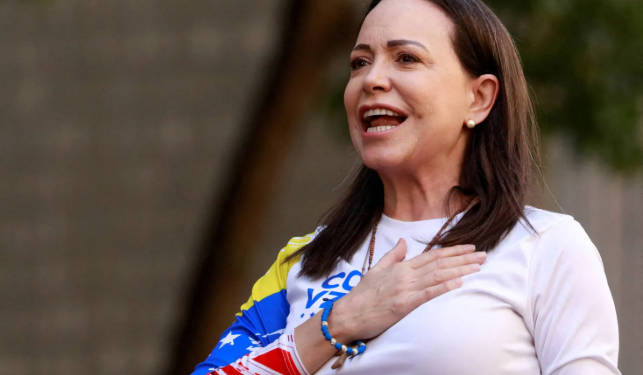 ماريا كورينا ماتشادو الفائزة بـ نوبل للسلام تهدى الجائزة للرئيس “دونالد ترامب وشعب فنزويلا”