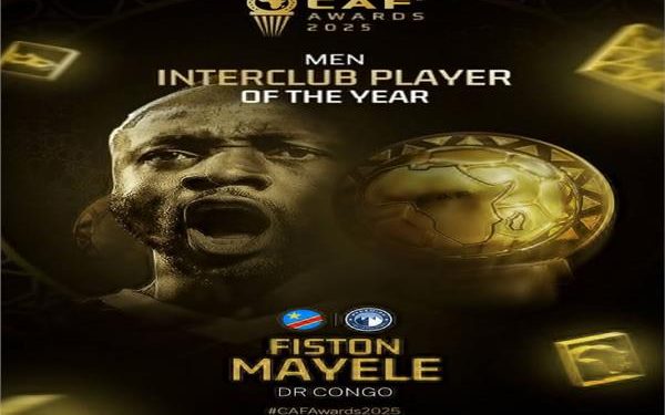 عاجل.. فيستون ماييلي أفضل لاعب بإفريقيا في حفل جوائز كاف 2025