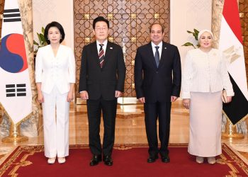 المراسم الرسمية..الرئيس السيسي يستقبل نظيرة الكوري الجنوبي..التفاصيل الكاملة