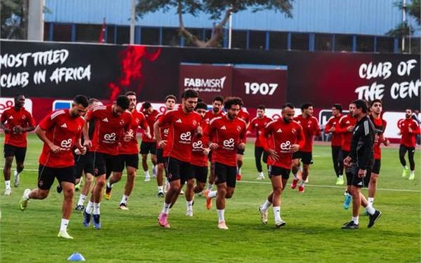 الأهلي يختتم استعداده لـ مواجهة شبيبة القبائل بدوري الابطال