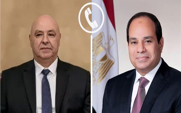 الرئيس السيسي يُجري اتصالاً هاتفياً بنظيره اللبناني جوزاف عون