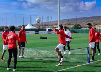 منتخب مصر يختتم استعداده لمواجهة أنجولا غداً بكأس الأمم الإفريقية بالمغرب