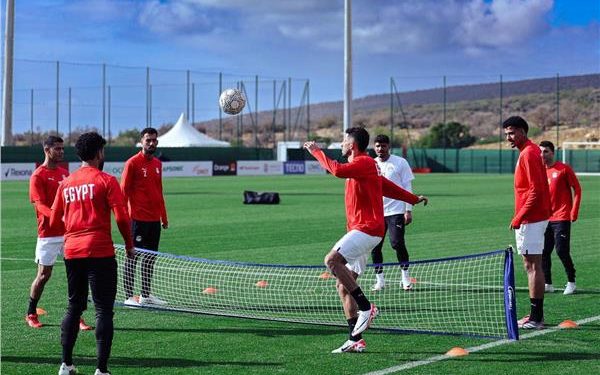 منتخب مصر يختتم استعداده لمواجهة أنجولا غداً بكأس الأمم الإفريقية بالمغرب