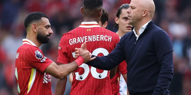 الهولندي آرني سلوت بعد هجوم صلاح علينا كان يجب الرد عليه “بإستبعاده “