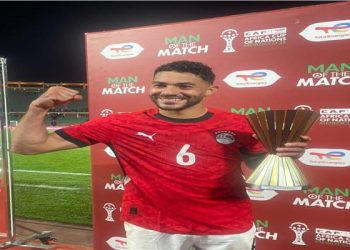 ياسر إبراهيم يحصد جائزة أفضل لاعب في مباراة مصر وبنين بأمم إفريقيا