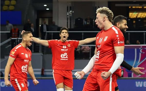 الأهلي بطلًا لـ كأس السوبر المصري للكرة الطائرة بالفوز على الزمالك 3/1