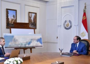 الرئيس السيسي يوجة بـ مُواصلة تنفيذ استراتيجية تطوير قناة السويس ومجراها الملاحي