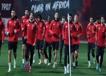 الأهلي يختتم استعداده لموقعة الترجي التونسي بإياب دورى الابطال