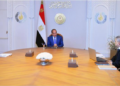 الرئيس عبد الفتاح السيسي يجتمع برئيس مجلس الوزراء ورئيس هيئة قناة السويس
