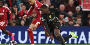 دوري أبطال أوروبا.. شوط أول بدون أهداف بين ليفربول وباريس سان جيرمان