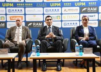 وزير الرياضة يشهد المؤتمر الصحفي لإستضافة مصر لـ كأس العالم للخماسي الحديث 2026